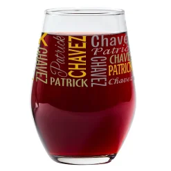 You Name It! Signature Wine Glass