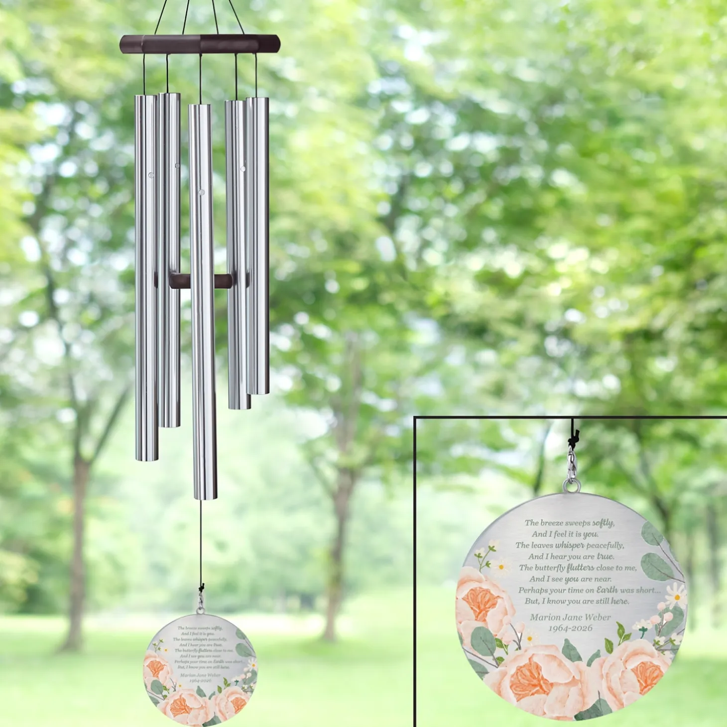 You're Still Here Memorial 30 inch Wind Chime