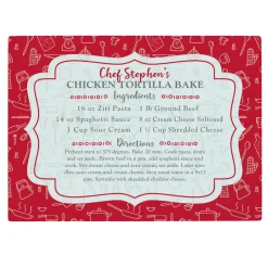 Your Family Recipe Glass Cutting Board