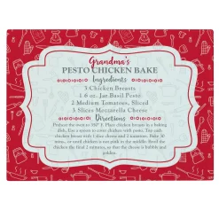 Your Family Recipe Glass Cutting Board