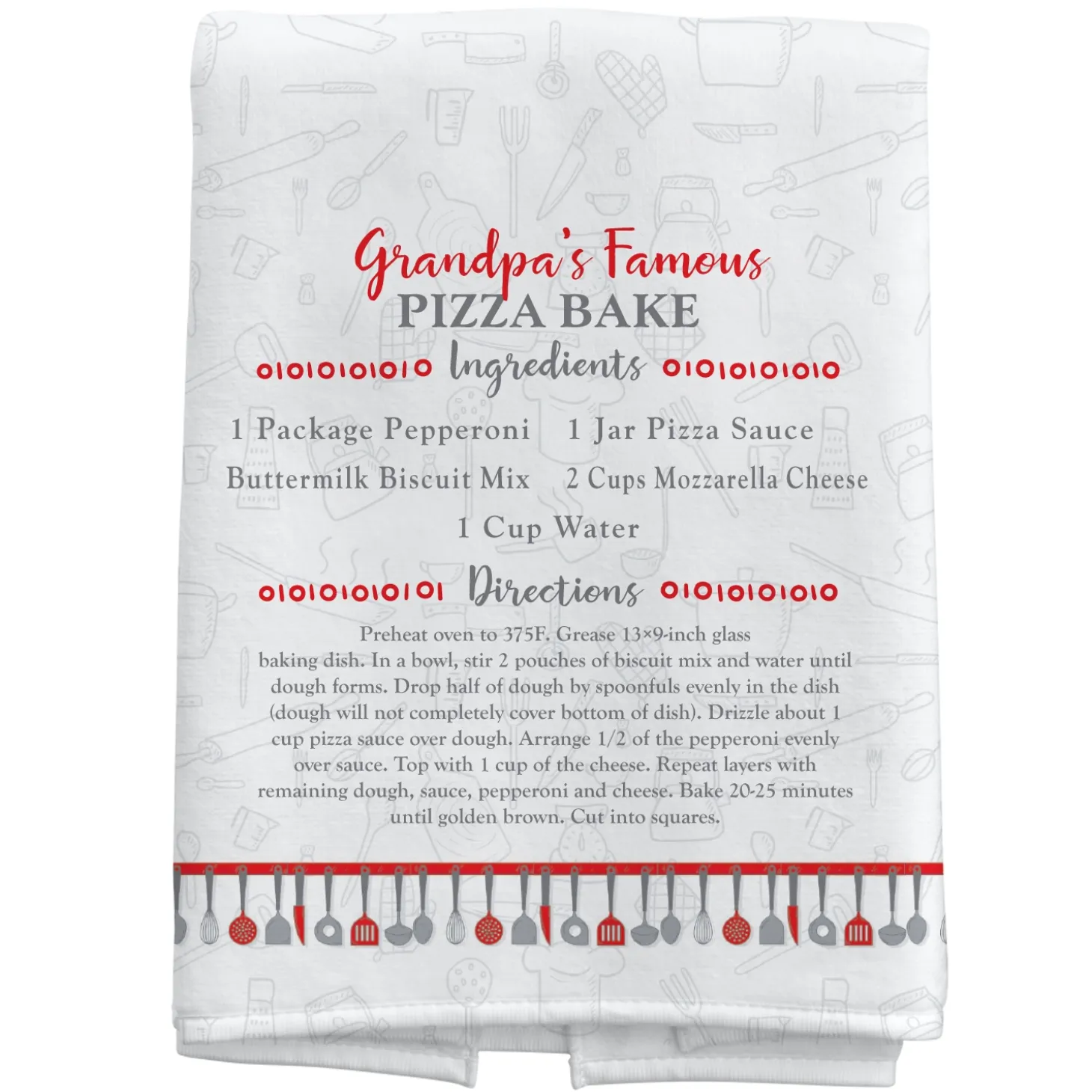 Your Family Recipe Kitchen Towel