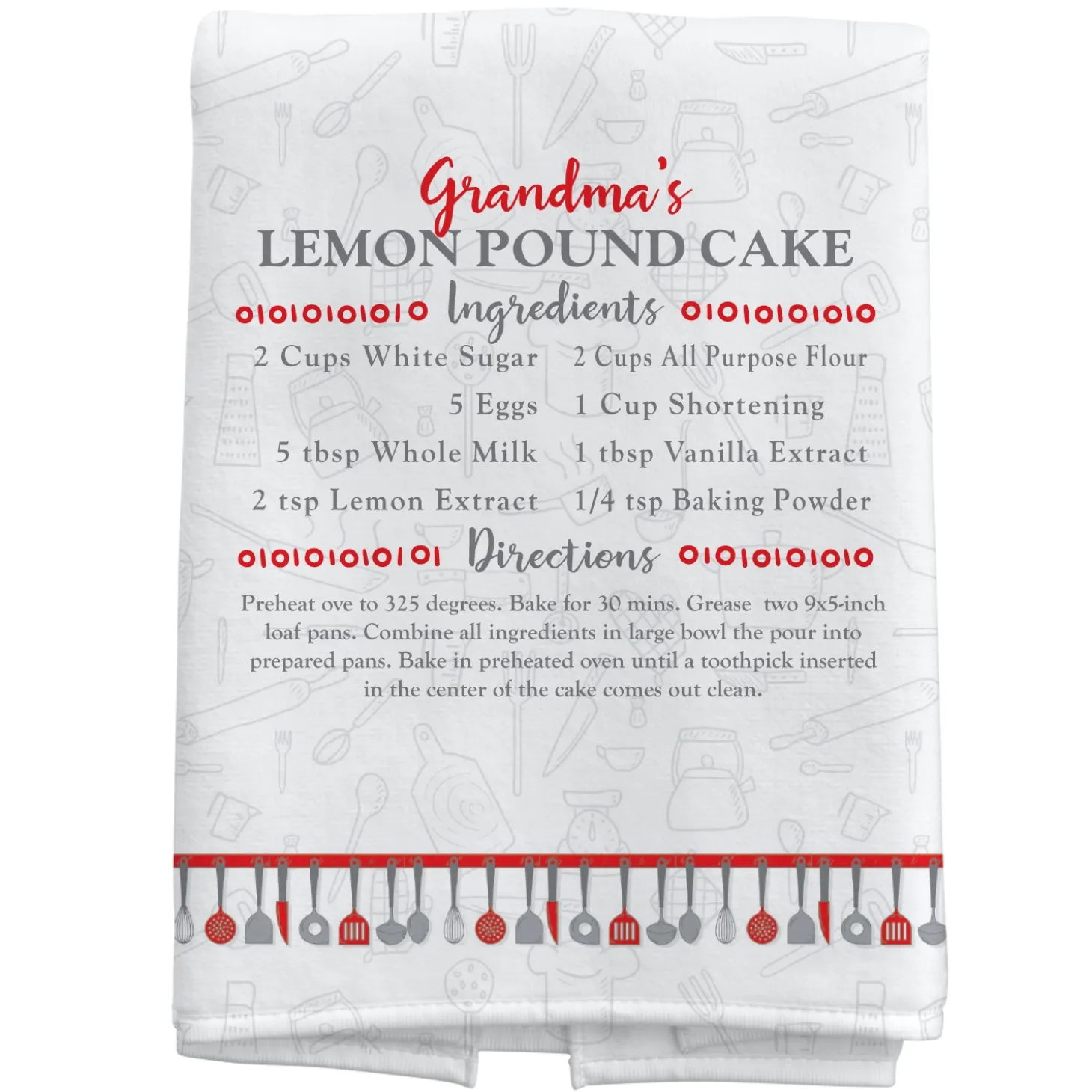Your Family Recipe Kitchen Towel