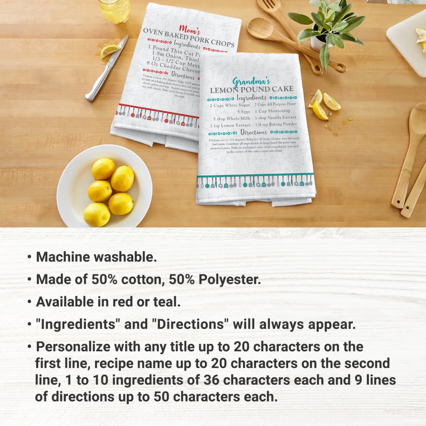 Your Family Recipe Kitchen Towel