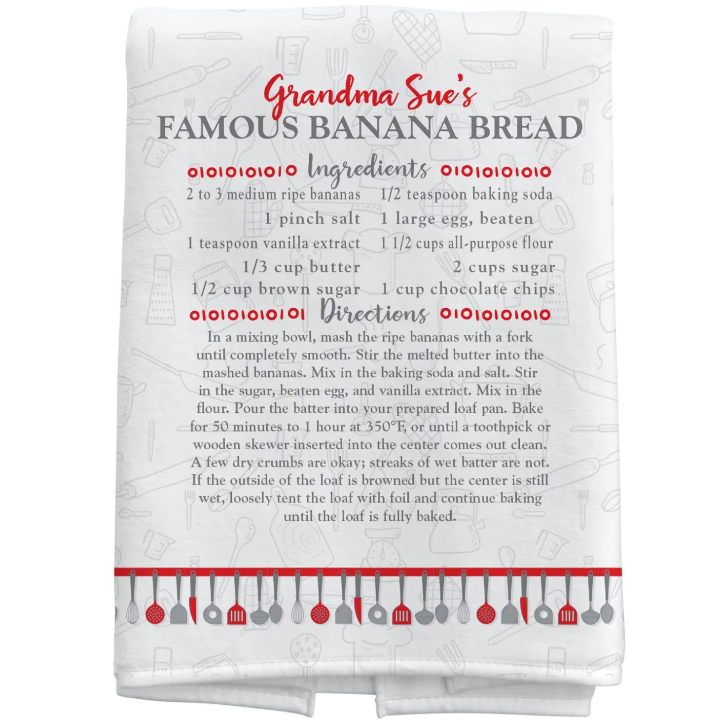 Your Family Recipe Kitchen Towel