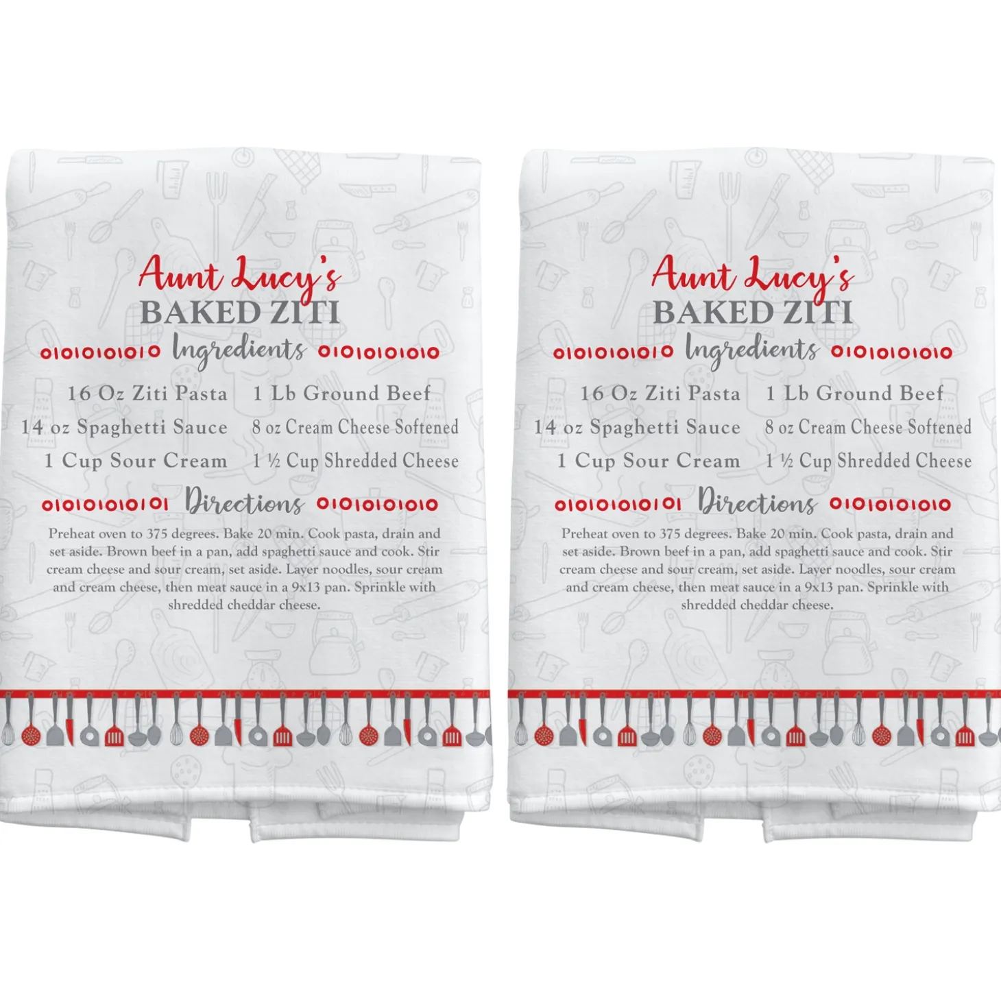 Your Family Recipe Kitchen Towel