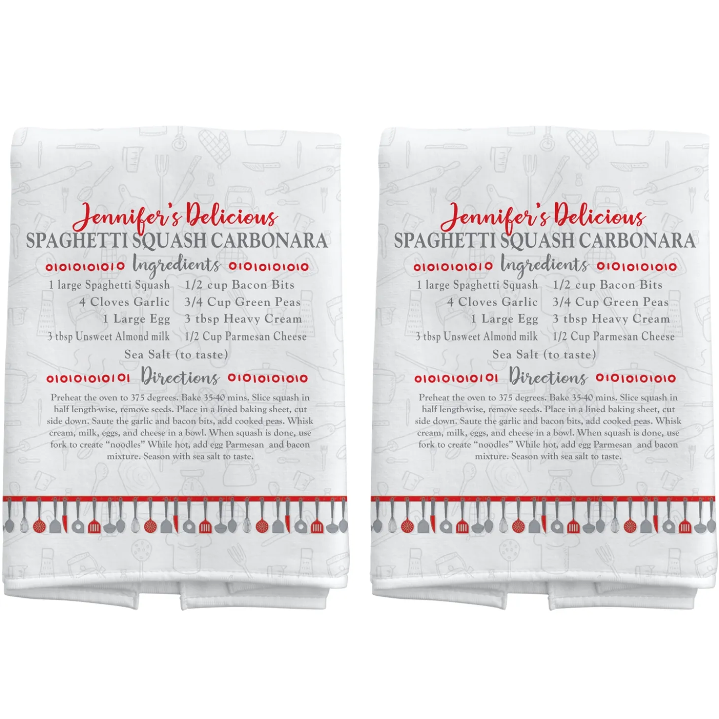 Your Family Recipe Kitchen Towel