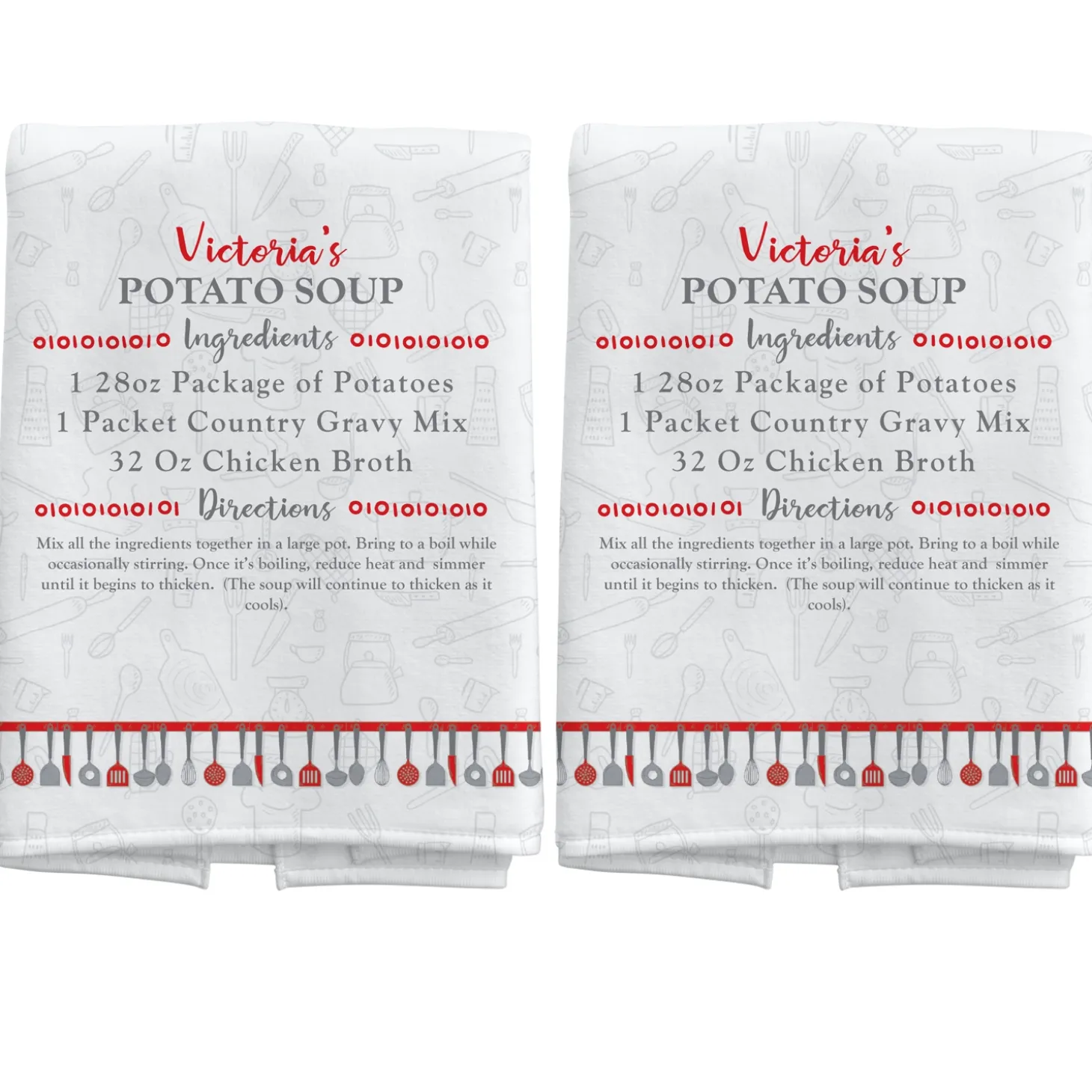 Your Family Recipe Kitchen Towel