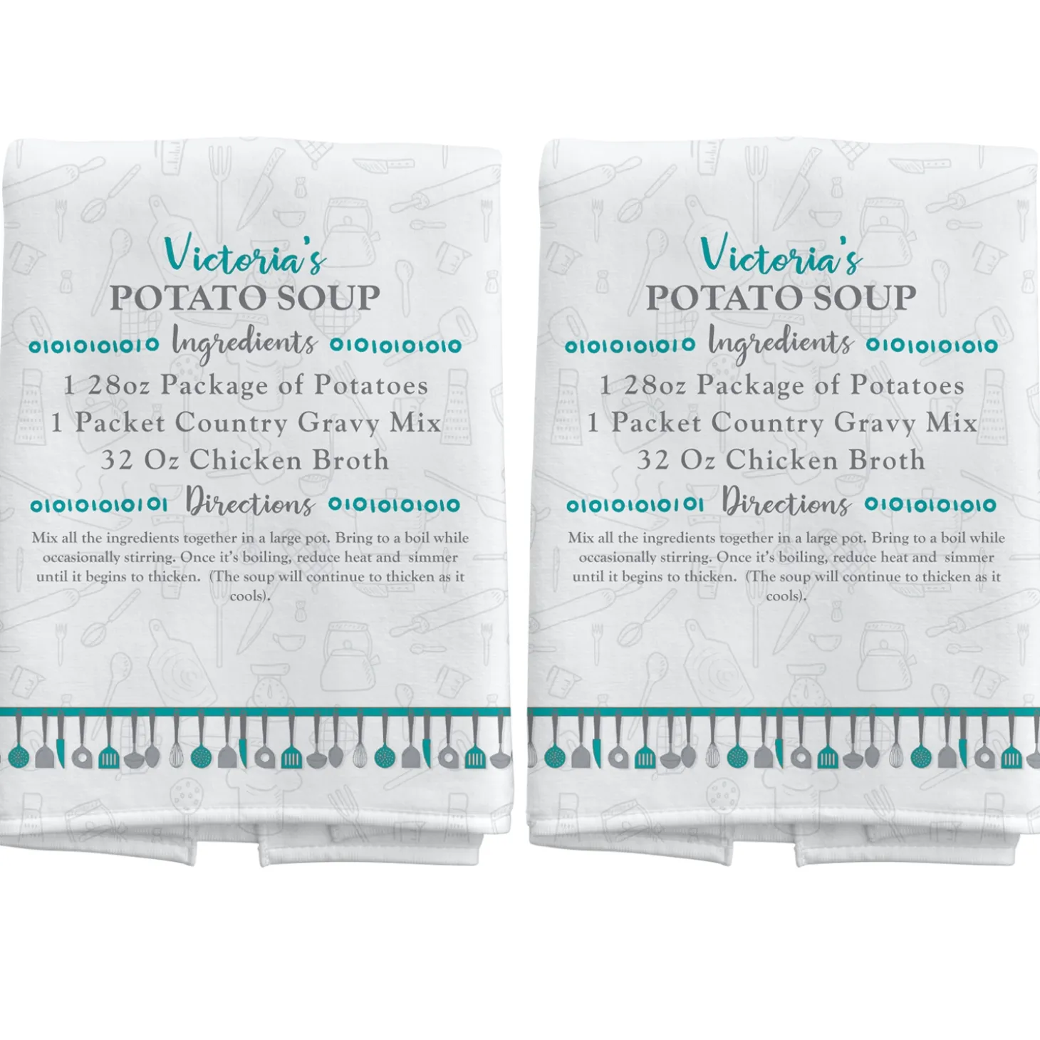 Your Family Recipe Kitchen Towel