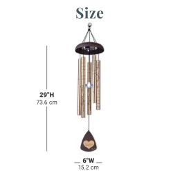 Your Light Shines Bright Solar 29 inch Wind Chime