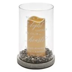 Your Light Shines Hurricane LED Candle