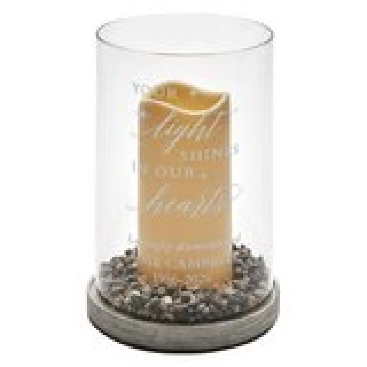 Your Light Shines Hurricane LED Candle