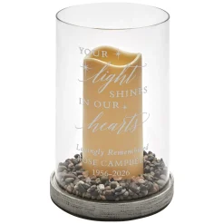 Your Light Shines Hurricane LED Candle