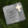 Your Light Shines Memorial Solar Garden Stone