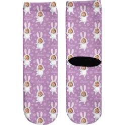 Your Photo Bunnies Socks