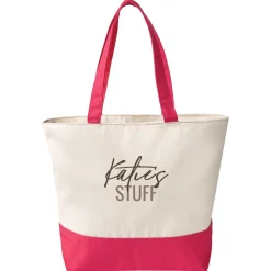 Your Stuff Zippered Tote Bag
