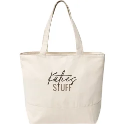 Your Stuff Zippered Tote Bag