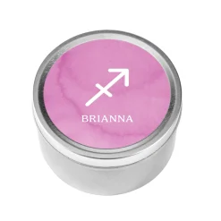Zodiac Sign Canister Candle