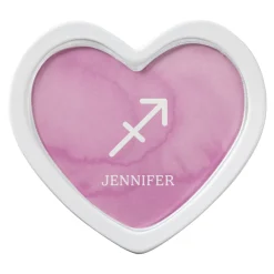Zodiac Sign Heart Keepsake Box