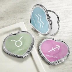 Zodiac Sign Heart Mirror