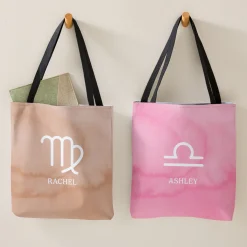 Zodiac Sign Tote Bag