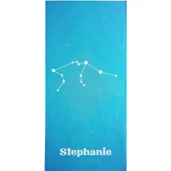 Zodiac Stars Beach Towel