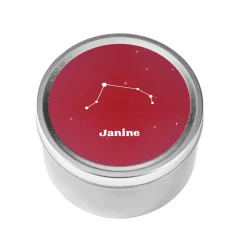 Zodiac Stars Canister Candle