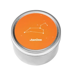 Zodiac Stars Canister Candle