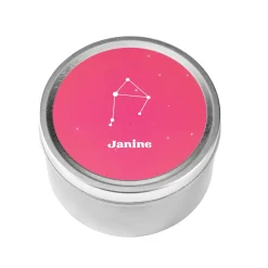 Zodiac Stars Canister Candle