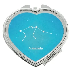 Zodiac Stars Heart Mirror