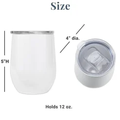 Zodiac Stars Insulated Wine Tumbler