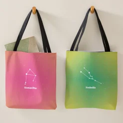 Zodiac Stars Tote Bag